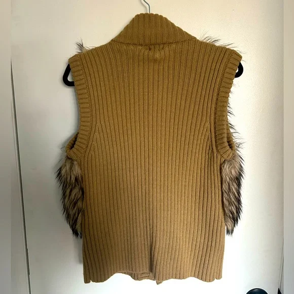 Michael Kors Fur Sweater Vest - Like New - Picture 3 of 3